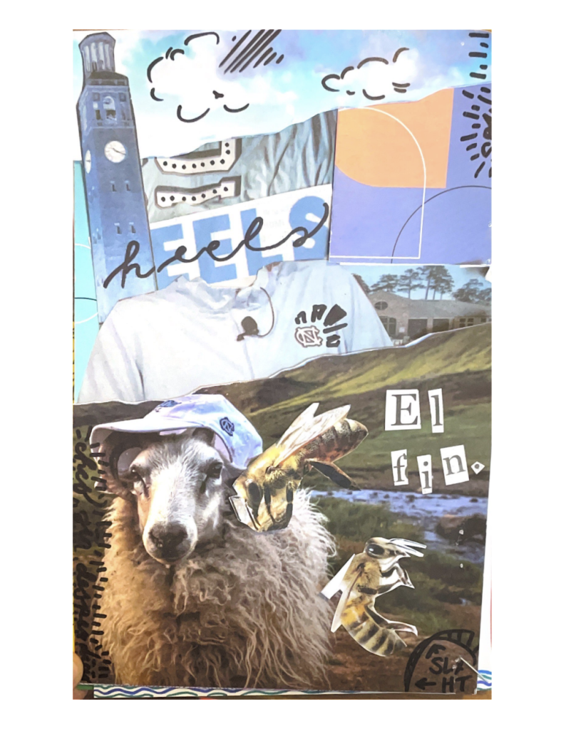 Back cover with UNC-based art.